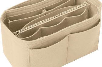 OMYSTYLE Purse Organizer Insert, Felt Tote Bag