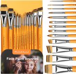 Face Painting Brushes, Fuumuui 13pcs Professional