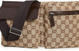 Gucci Women's Pre-Loved Belt Bag, Gg Canvas, Brown, One