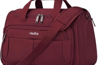 HanTrip Carry on Duffel Bag Foldable Duffle Bags for