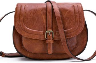 AFKOMST Crossbody Bags for Women,Small Saddle Purse and