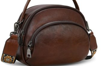 HESHE Genuine Leather Crossbody Bags Leather Purses for