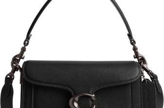 COACH Polished Pebble Leather Tabby Shoulder Bag 20,