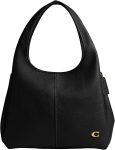COACH womens Polished Pebble Leather Lana Shoulder Bag