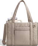 BAGSMART Boxy Tote Bag for Women, Crossbody Bag with