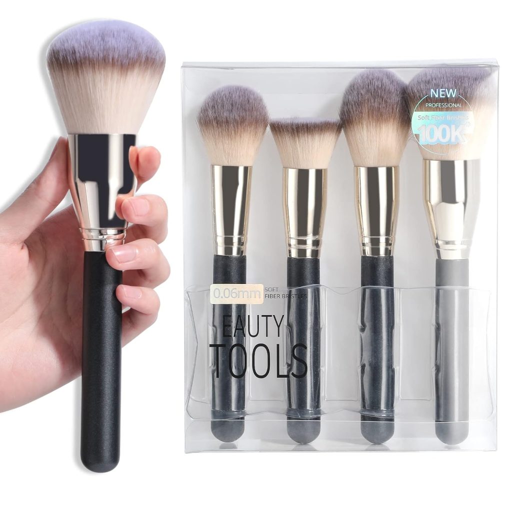 BS-MALL Soft Professional Makeup Brush Set - 4 Pcs