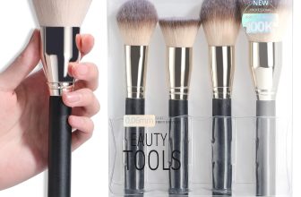 BS-MALL Soft Professional Makeup Brush Set - 4 Pcs