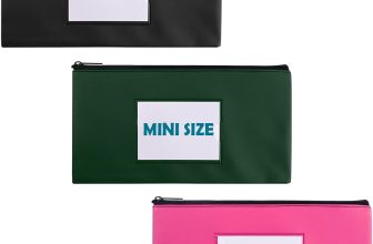 3 Pack Mini Bank Money Bag for Cash, 8.3" x 4.5", Small