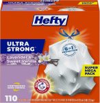 Hefty Ultra Strong 13 Gallon Trash Bags, Tall Kitchen