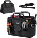 TICONN Heavy Duty Tool Bag with Multi-Pockets, Portable