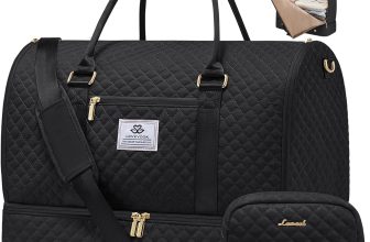 LOVEVOOK Convertible Garment Bag for Travel with Shoe