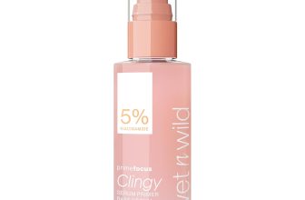 wet n wild Prime Focus Clingy Serum Primer, Hydrating &