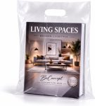 1000 Clear Plastic Merchandise Bags with Handles