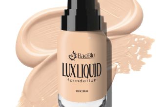 BaeBlu Organic Aloe-Based LUX Liquid Foundation,