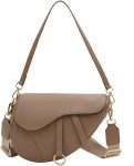 Women Trendy Small Clutch Purse Saddle Shoulder Bag