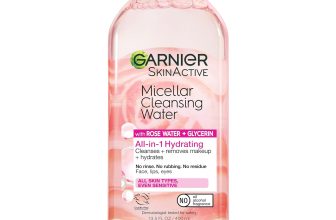 Garnier Micellar Water with Rose Water and Glycerin,
