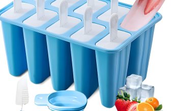 Silicone Popsicle Molds 10 Pcs Ice Pop Maker Molds with