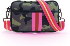 Checkered Crossbody Bum Bags for Women Nylon Checkered