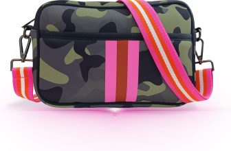 Checkered Crossbody Bum Bags for Women Nylon Checkered