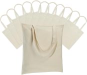 Carbrea 12 Pack Canvas Tote Bag - Lightweight Thin Tote