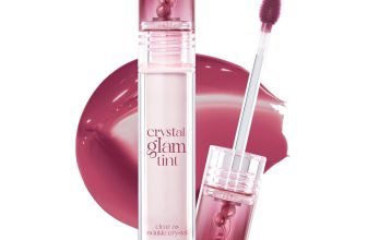 CLIO Crystal Glam Tint, Glossy Lip Tint with Glass-Like