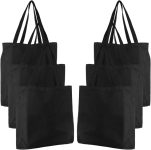 Segarty Canvas Tote Bag, 6 Pack 16x13 Reusable Grocery