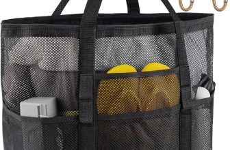 SRISE Mesh Beach Bag - Large Beach Tote Bag for Family