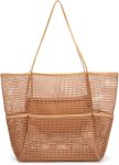 Tainehs Beach Bag - Mesh Tote Bag Beach Vacation
