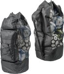 Fitdom Heavy Duty XL Soccer Mesh Equipment Ball Bag