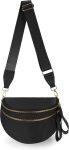 FEIBOON Spacious Nylon Crossbody Bag Bum Bag Handbags