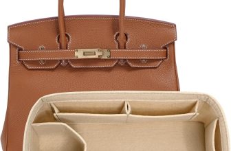 LOUKAYCCI Felt Purse Organizer insert for birkin 35 bag