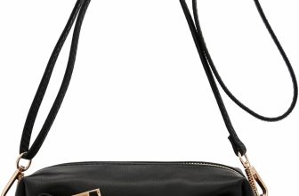 FashionPuzzle Triple Zip Small Crossbody Bag