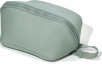 LINE+ARC Machine-Washable Neoprene Toiletry Bag (Sage)