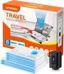 UPGOGO Travel Vacuum Bags Combo 6 Pack - Space Saver