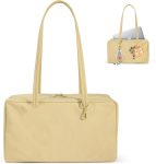 FASTFAIRY Slouchy Large Bowler Bag: East-West Design