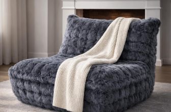 Bean Bag Chairs with Filler Faux Fur Fireside Beanbags