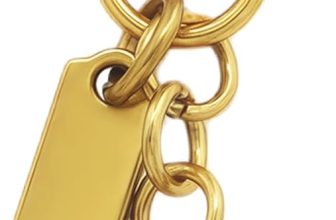 Golden Bag Charms C for Handbags, Purse Charms with