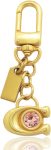 Golden Bag Charms C for Handbags, Purse Charms with