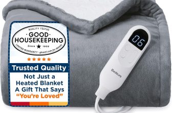 Bedsure Heated Blanket Throw Blanket - Fast Heating