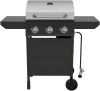 Nexgrill 3-Burner Propane Gas Grill with Side Tables,