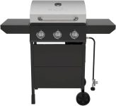 Nexgrill 3-Burner Propane Gas Grill with Side Tables,