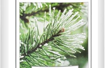 Homsolver Balsam Fir Pine Candle, Christmas Scented