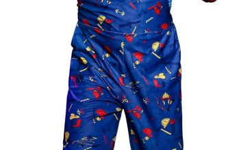 Arvilhill 4 Pcs Men's Killer Doll Costume Halloween