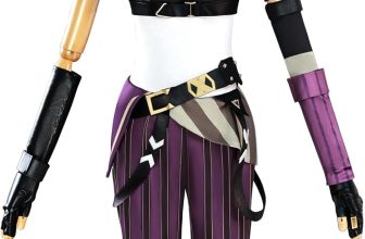 Purple Cosplay Costume Tops Pants Belt with Gloves