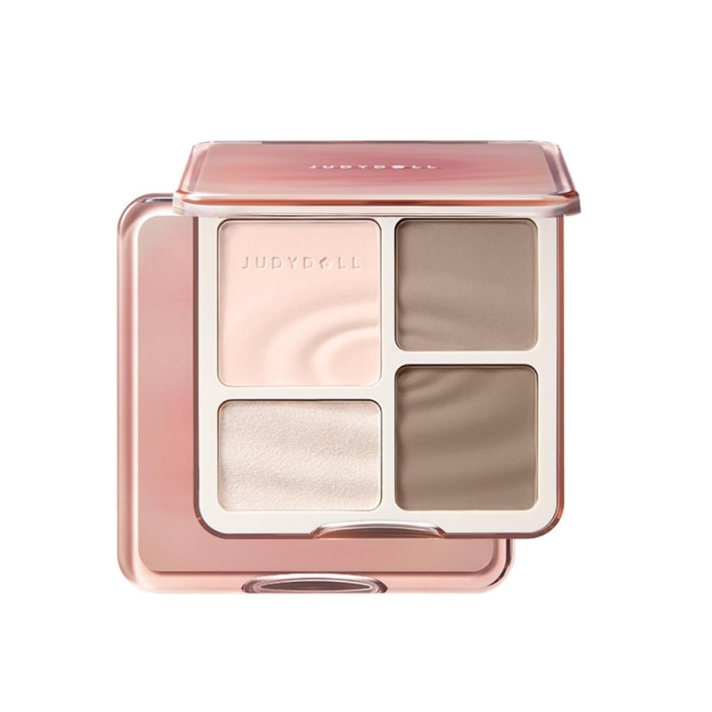 JUDYDOLL Highlight & Contour Palette, All-in-One Matte