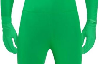 Stretch Bodysuit Costume Open Face Full Body for Unisex