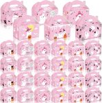 Dunzoom 24 Pcs Halloween Party Favor Boxes Pink Boo