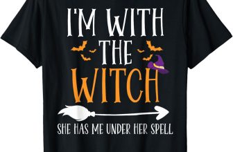 I'm with The Witch Funny Halloween Couples Costume