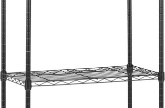 Amazon Basics 4-Shelf Steel Wire Storage Shelves for