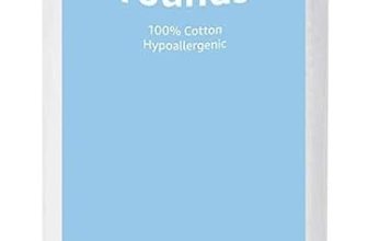 Amazon Basics Hypoallergenic Cotton Rounds for Makeup